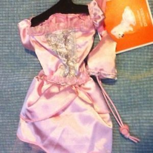 XS Princess Dress Pink Hat Halloween Dog Costume Extra Small Dogs Pets Costumes