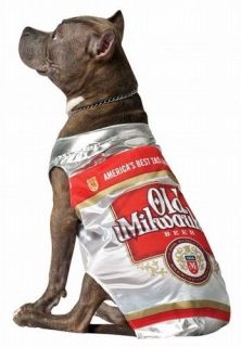 Old Milwaukee Beer Can Dog Pet Halloween Costume XS s M L XL