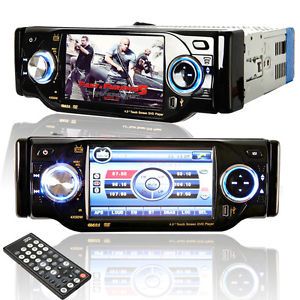 Touch Screen CD Player Single DIN