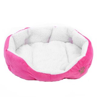 6 Colors 2 Sizes Cat Dog Pet Soft Warm Fleece Bed House Plush Cozy Nest Mat Pad