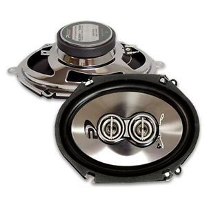 Performance Teknique ICBM 768 6x8" 3 Way 1000W Car Stereo Coaxial Speakers New