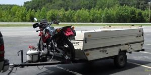 pop up camper dirt bike rack