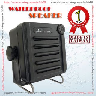 Waterproof Communications External Speaker F Ham CB Mobile Radio Walkie Talkie