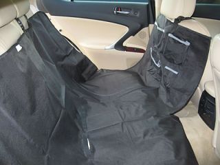 New Hammock Pet Dog Cat Car Seat Cover Black w Pockets