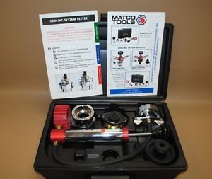 Matco Tools RPT102 Cooling System Pressure Tester Kit in Case 7 29793
