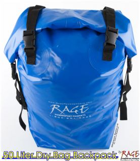 50L Waterproof Floating Dry Backpack Bag Sack Canoe Kayak Fishing Swim DBBP 50