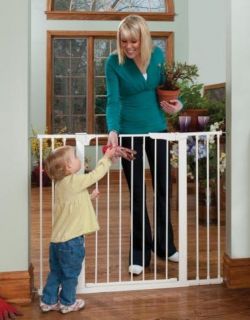 Kidco Extra Tall Wide Gateway Pressure Mounted Dog Pet Child Gate White G1200
