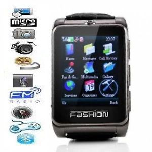 Ultra Thin Wrist Watch Phone S9110 Bluetooth  MP4 Touch Screen Cell Phones