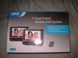 RCA 7 inch Dual Screen Mobile DVD System Player DRC69702