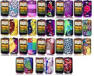 For HTC One VX Matte Rubberized Design Hard Cell Phone Case Skin Cover Accessory