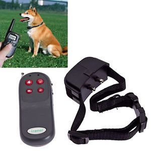 4 in 1 Electronic Remote Small Med Large Dog Training Collar Vibration Shock