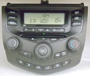 2003 2004 2005 Honda Accord Radio CD Player Aux 2AA0