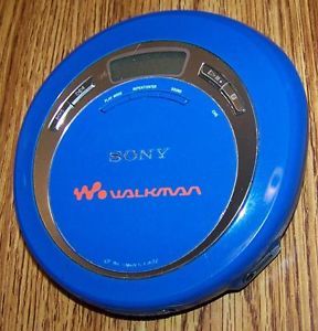 Sony Walkman D EJ622 Blue CD CD R CD RW Skip Free Compact Disc Player