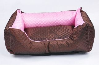 Cute 2 Colors Options Pet Dog Cat Warm Soft Bed House Plush Cozy Nest Mat Pad