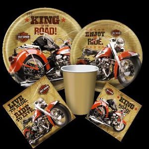 Harley Davidson Motorcycle Birthday Party Supplies Create Your Own Set U Pick