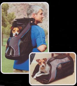 Pet Carrier Dog Cat Backpack Small Dog Puppy Safe Travel Tote Crate Cage E4636