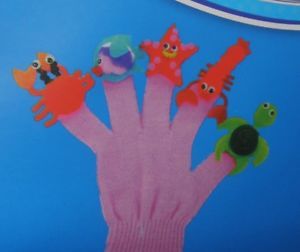 Under the Sea Kids Finger Puppet Craft Kit Theater Art Class Preschool Aquarium