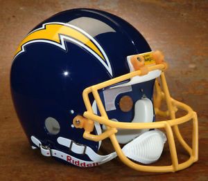 San Diego Chargers Football Helmet Front "Chargers" Sticker