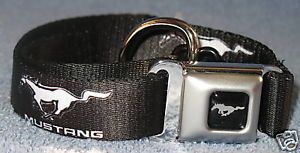 Ford Mustang New Seat Belt Buckle Dog Collar Small Med