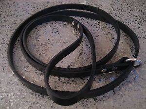 Dog Slip Lead 1 2" Wide Leather 3' 4' 5' 6' Handmade in USA Angel Leather