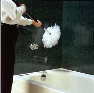 Long Handle Bathtub Shower Scrub Brush 2 Pack Easier Cleaning