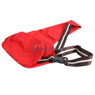 Red Oxford Cloth Sling Pet Dog Cat Carrier Bag 3 Size