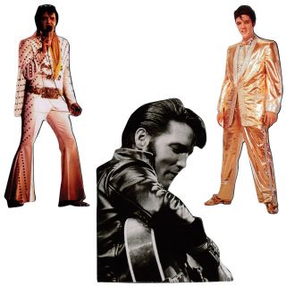 New Set 3 Elvis Presley Magnets King of Rock Roll Fridge Vinyl Fan Gift