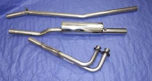 BEK303 MGB 74 81 Stainless Steel Single Box Big Bore Exhaust System