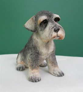 Country Artists™ Schnauzer Puppy Sitting Dog Figurine 04917 England Collectible