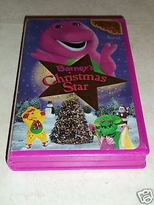 Barney's Christmas Star VHS 2002 Children Family