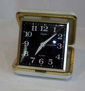 Vintage Travel Alarm Clock "Rhythm"