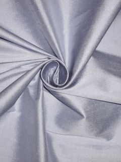 Pure Silk Dupioni Fabric Light Lavender Blue Color