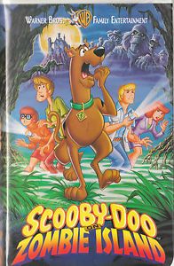 Scooby Doo on Zombie Island VHS Video Cassette Tape Horror Comedy Kids Cartoon