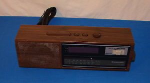 Vintage Panasonic RC 6070 Am FM Red LED Clock Radio