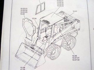 Original New Holland LS140 LS150 Tractor Skid Steer Loader Parts Manual Catalog