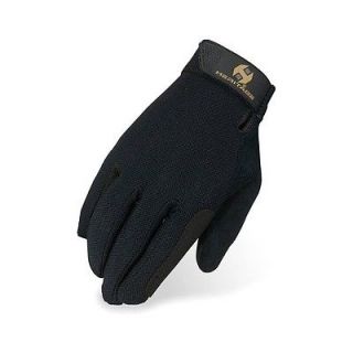 Heritage Summer Trainer Gloves Lightweight Breathable All Sizes Black