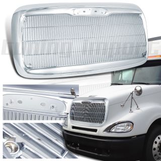 00 08 Freightliner Columbia Chrome Vertical Style Front Upper Grille Cab Truck