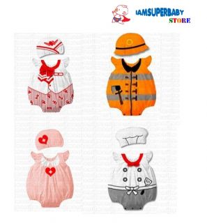 Baby Toddler Boy Girl Cartoon Character Fancy Dress Costume 4 Party Birthday Set