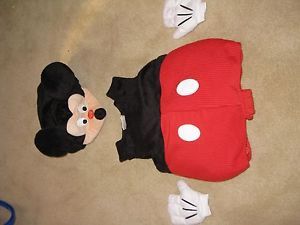  Mickey Mouse Plush Costume Size 3 6 Months Baby Toddler