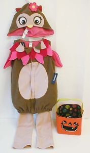 New Old Navy Owl Costume Baby Toddler Girls Kids Bird Halloween Treat Bag