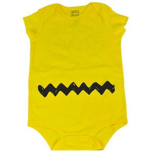 The Peanuts Charlie Brown Infant Bodysuit Stripe Costume Snapsuit Baby