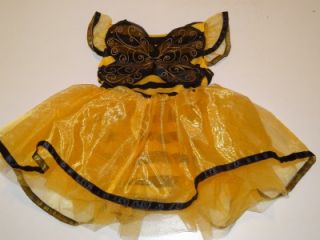 Gymboree Bumble Bee Costume 18 24 Months Baby Girl Halloween Yellow Black Stripe