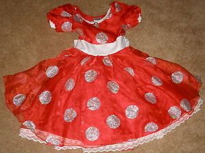 Girls Disney Minnie Mouse Halloween Costume Dress Size XL 14