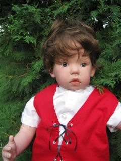 Reborn Toddler Twins Boy Girl Danish Folk Costume Baby Doll Tibby Stinker