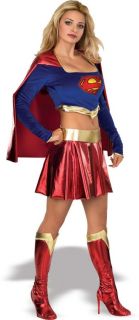 DC Comics Supergirl Adult Women's Costume Superhero Heroine Superman Partner