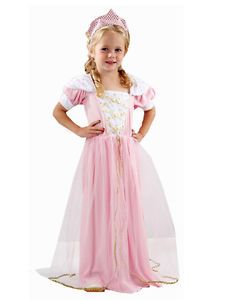 Girls Toddler Pink Fairy Tale Princess Queen Book Week Fancy Dress Costume