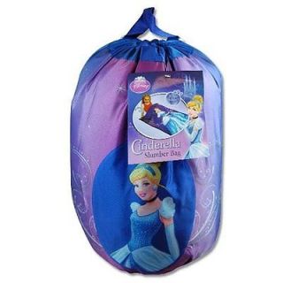 Disney Princess Cinderella Glamour Kids Slumber Bag Sleeping Bag Backpack New