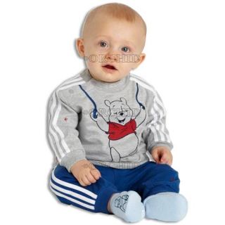 2pcs Baby Boy Outfit Sports Clothes Costume Long Sleeve Top Trousers 3 24M 4E