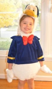 Donald Duck Toddler Complete Halloween Costume Size 24 36 Months