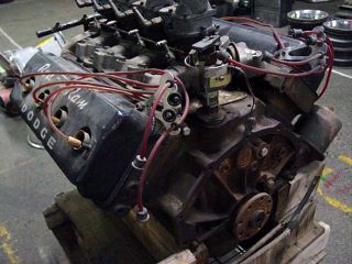 Hot Rod 241 Dodge Hemi Engine 4 Stromberg 97 Carbs and Weiand Intake Manifold